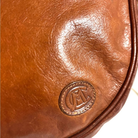 Marinelli Brown distressed Leather Crossbody Bag - Picture 3 of 12